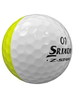 Srixon Z-Star Divide Golf Balls - White/Yellow