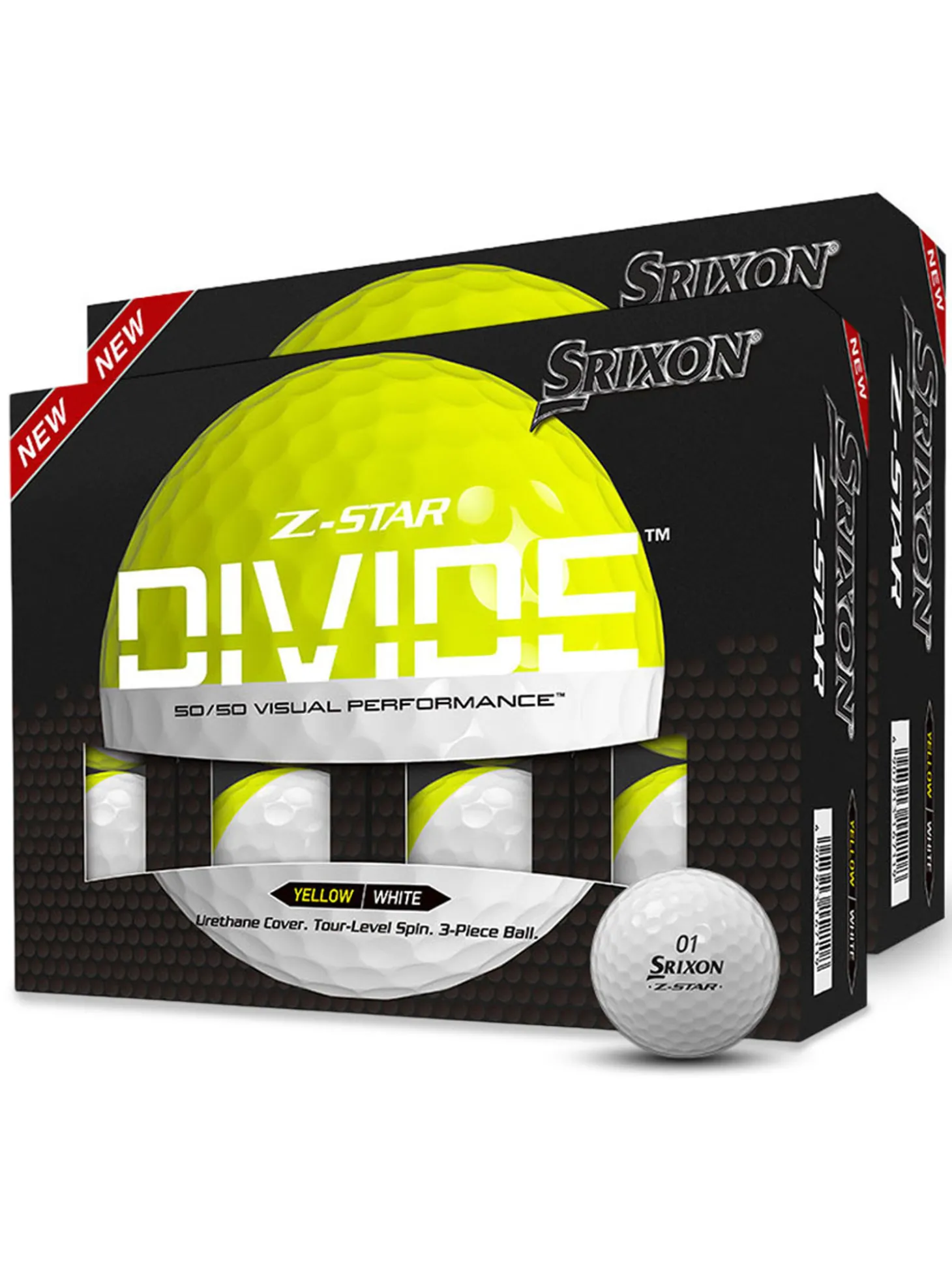 Srixon Z-Star Divide Golf Balls - 2 Dozen