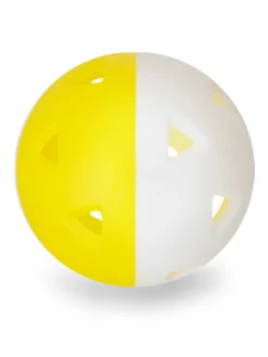 Stonehaven Power Flow Practice Balls 12 Pack - Yellow/White