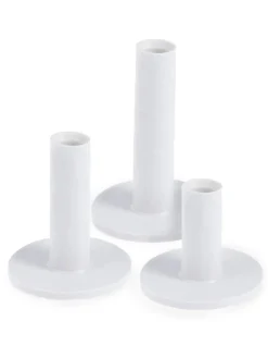 Stonehaven Rubber Tee 3 Pack - White