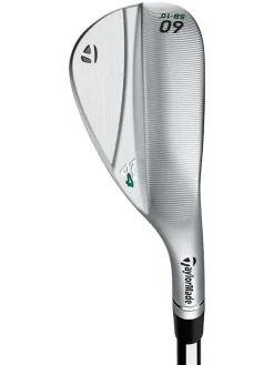 TaylorMade Milled Grind 4 Wedge - Satin RAW Chrome