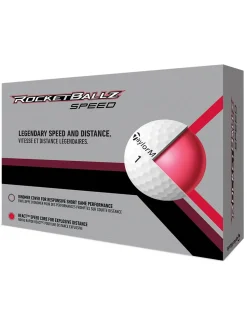 TaylorMade RocketBallz Speed 2025 Golf Balls - 3 Dozen