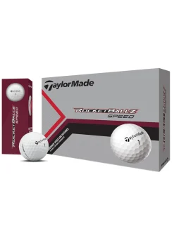 TaylorMade RocketBallz Speed 2025 Golf Balls - 3 Dozen