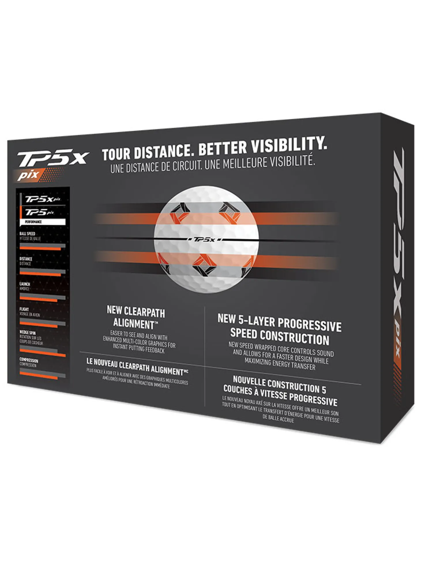 TaylorMade TP5x pix Golf Balls
