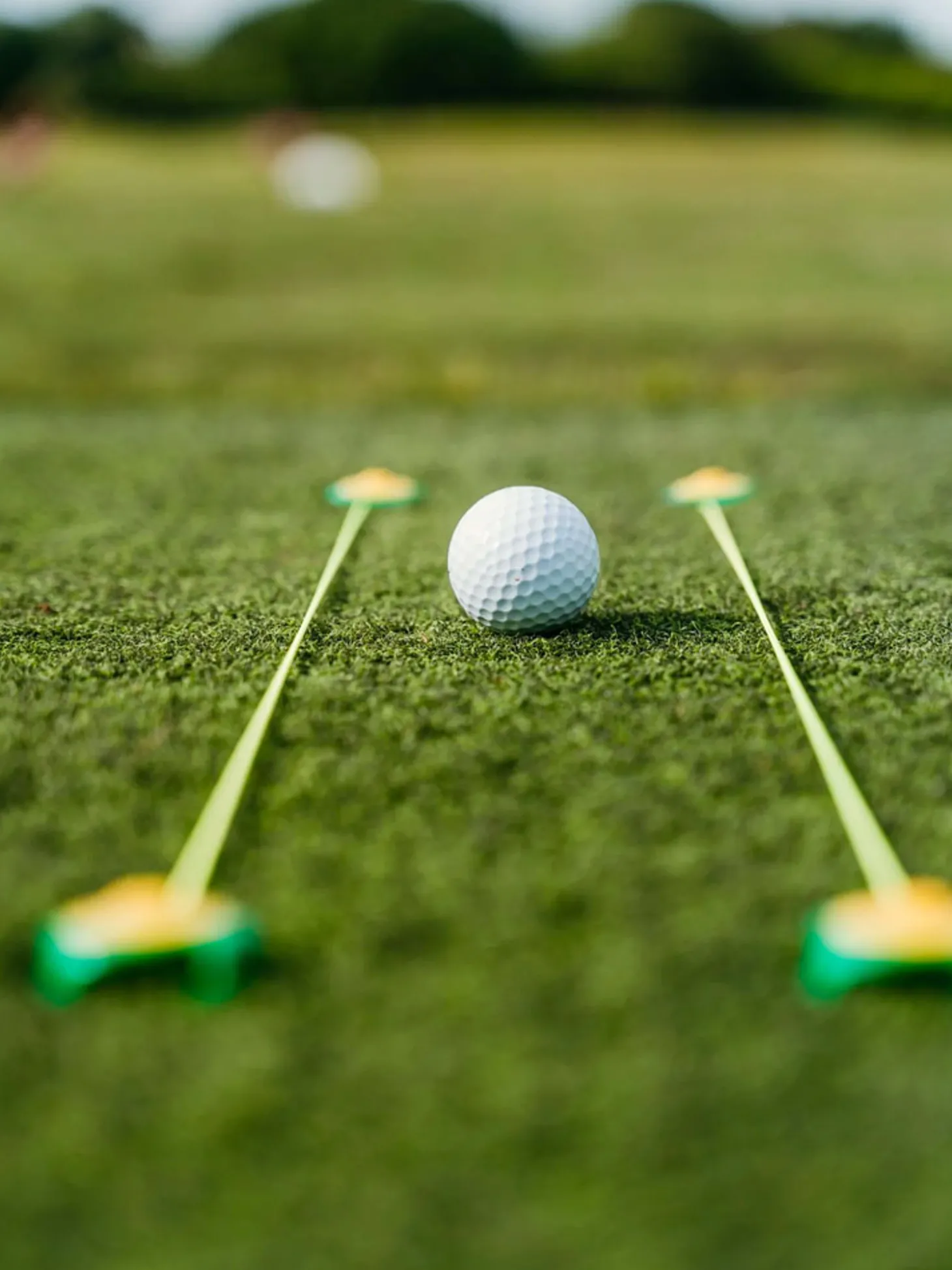 Tee Claw Tee Holder & Training Aid 4 Pack - Yellow/Green