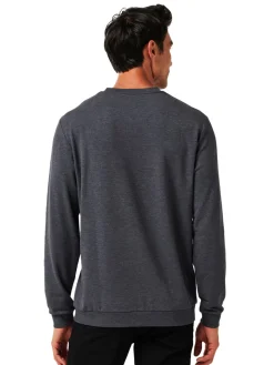 TravisMathew Amenities V-Neck - Heather Dark Grey