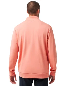 TravisMathew Cloud Quarter Zip 2.0 - Terra Cotta