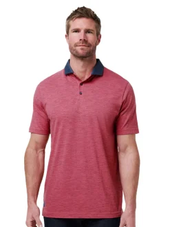 TravisMathew Common Interest Polo - Rose Wine