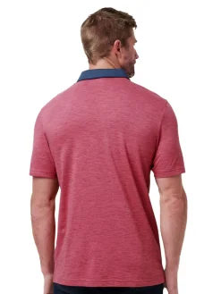 TravisMathew Common Interest Polo - Rose Wine