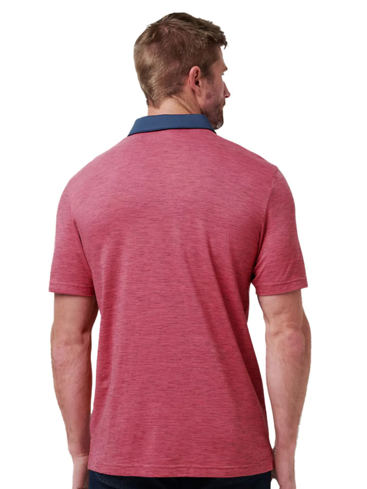 TravisMathew Common Interest Polo - Rose Wine