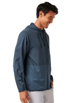 TravisMathew Deepspace Hooded Jacket - Mood Indigo/Vintage Indigo