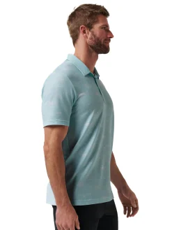 TravisMathew Featherweight City Polo - Cory Blue