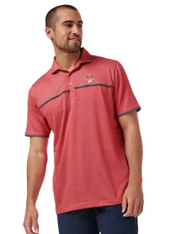 TravisMathew Featherweight OFTY Polo - Heather Azalea
