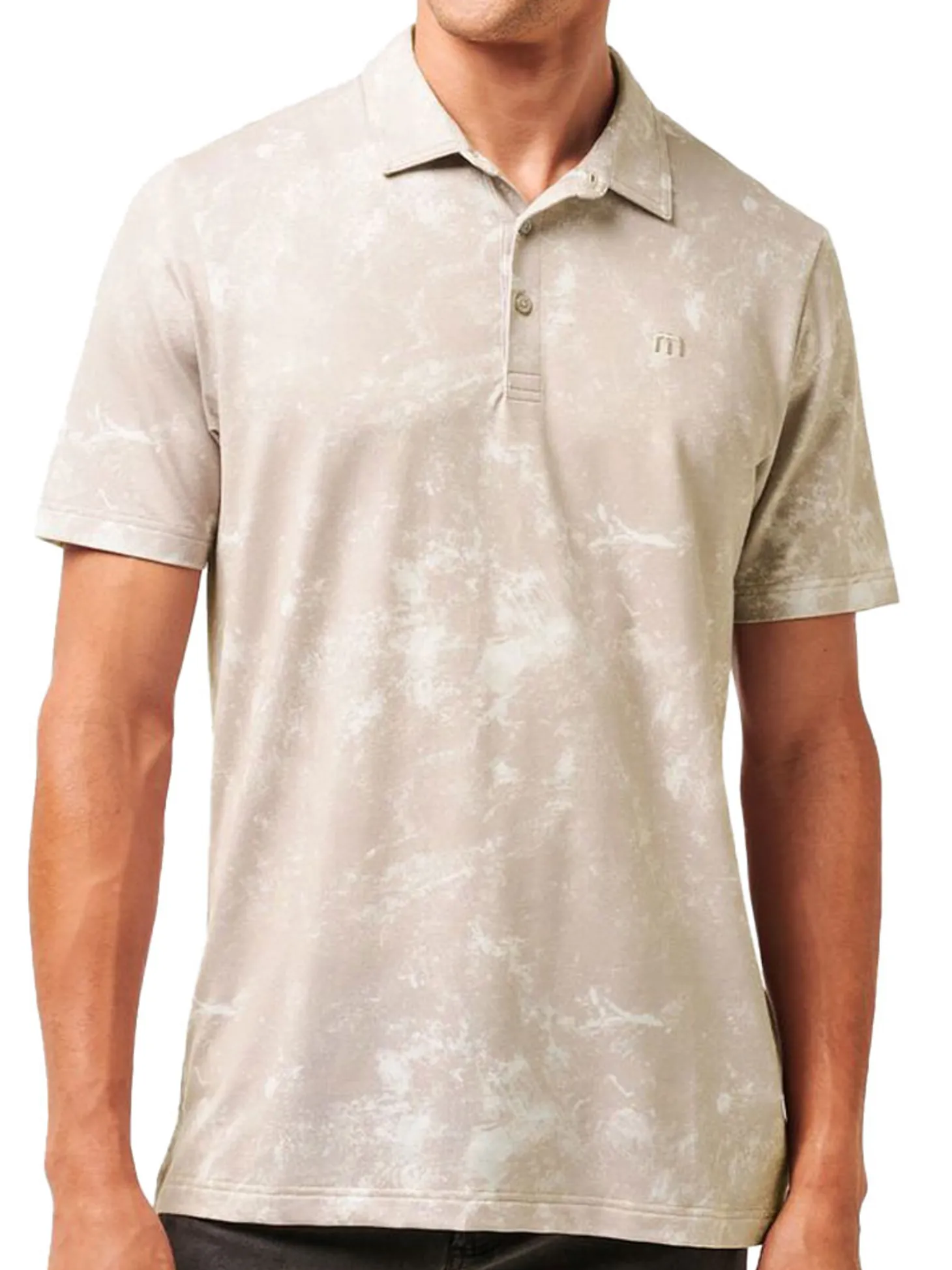 TravisMathew Featherweight Sun Polo - Moonbeam