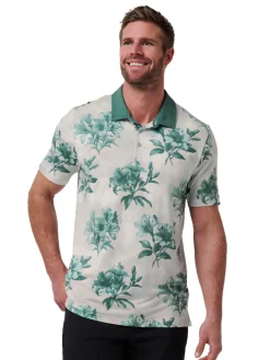 TravisMathew Featherweight Magnolia Polo - Moonbeam