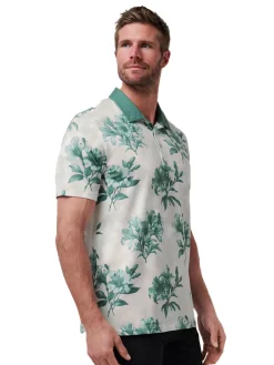 TravisMathew Featherweight Magnolia Polo - Moonbeam