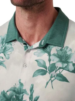 TravisMathew Featherweight Magnolia Polo - Moonbeam