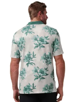 TravisMathew Featherweight Magnolia Polo - Moonbeam