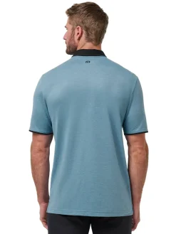 TravisMathew Featherweight Pocket Polo - Captains Blue