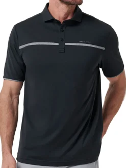 TravisMathew Flight Plan Polo - Black