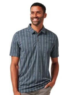 TravisMathew Local Treasure Polo - Mood Indigo/Vintage Indigo