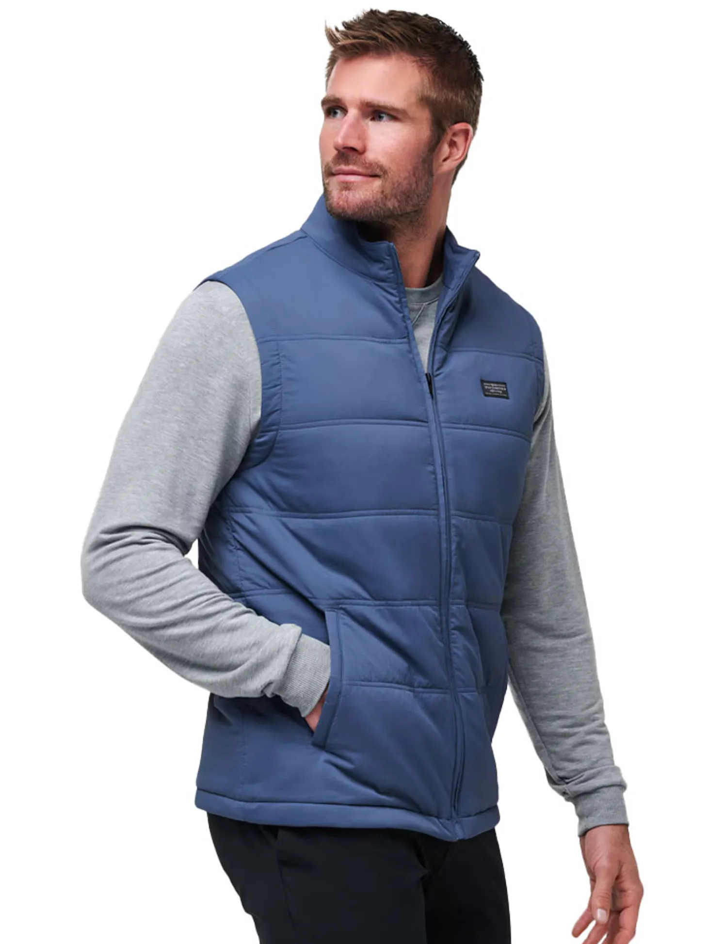 TravisMathew Palisades Puffer Vest - Navy