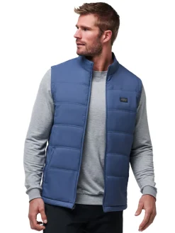 TravisMathew Palisades Puffer Vest - Navy