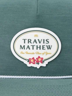 TravisMathew Patron Badge Cap - Silver Pine