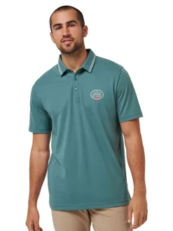 TravisMathew Patron Parade Polo - Silver Pine