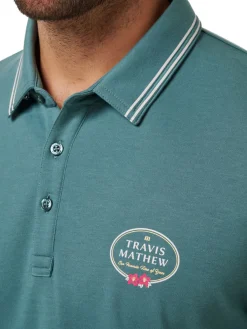 TravisMathew Patron Parade Polo - Silver Pine