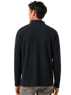 TravisMathew Performance Waffle 1/4-Zip - Black