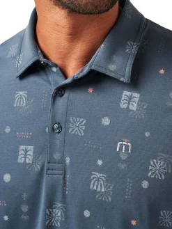 TravisMathew Quick Trip Polo - Mood Indigo/Vintage Indigo