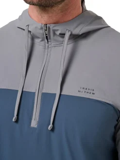 TravisMathew Rail Transport Hooded Jacket - Quiet Shade