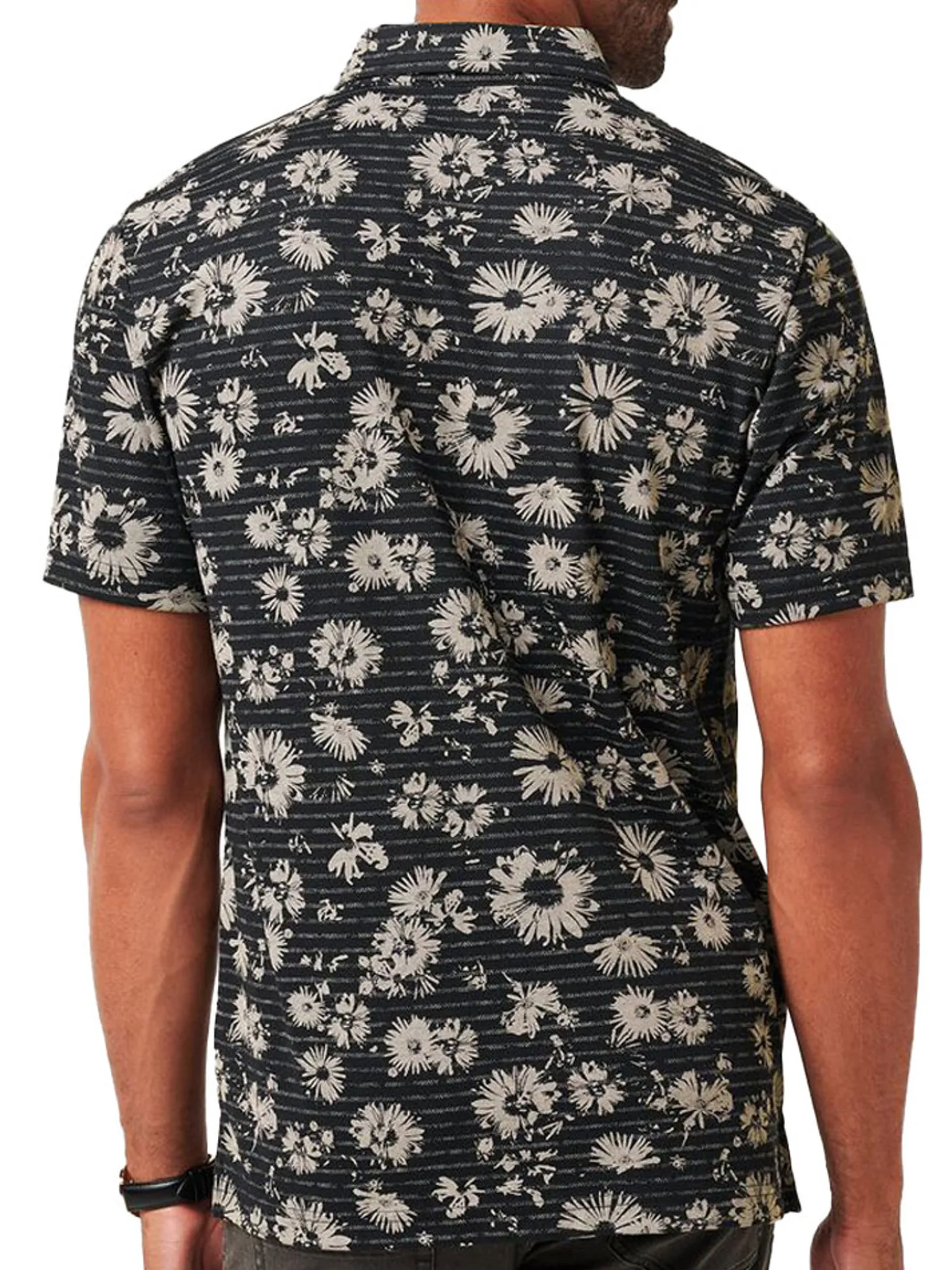 TravisMathew Shaded Grove Polo - Black