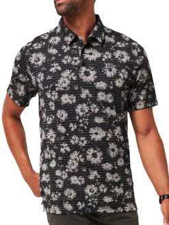 TravisMathew Shaded Grove Polo - Black
