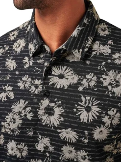 TravisMathew Shaded Grove Polo - Black