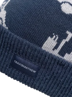 TravisMathew Swingles Beanie - Blue Nights