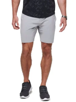 TravisMathew Tech Chino 8-Inch Short - Heather Sleet
