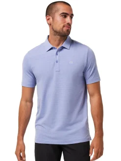 TravisMathew The Heater Polo - Heather Violet Storm