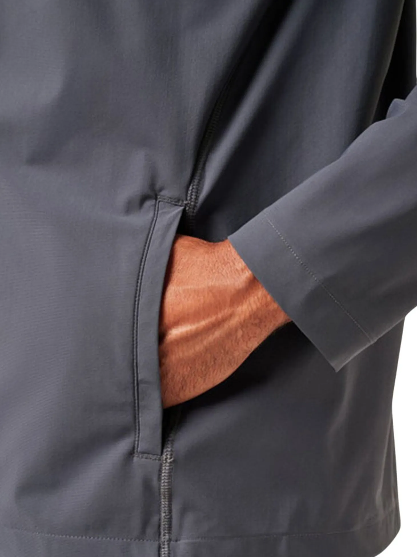 TravisMathew Walking Tour Hooded Jacket - Ebony