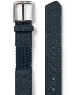 TravisMathew World Link Belt - Mood Indigo