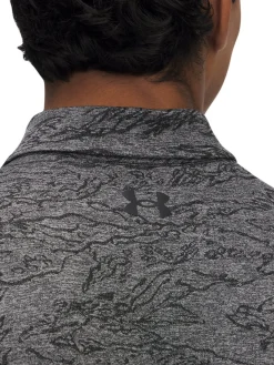 Under Armour Drive Jacquard Polo - Black/Steel