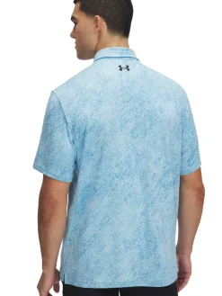 Under Armour Drive Jacquard Polo - Stream/Ether Blue