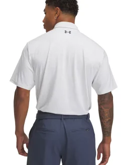 Under Armour Drive Jacquard Polo - White Clay/White