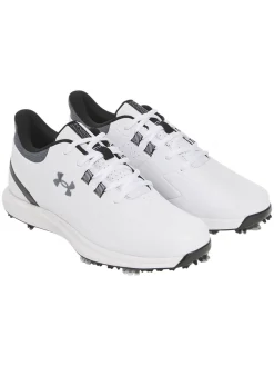 Under Armour Drive Medal RST Golf Shoes - White/Castlerock