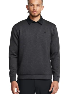 Under Armour Drive Midlayer Crew - Black/Anthracite