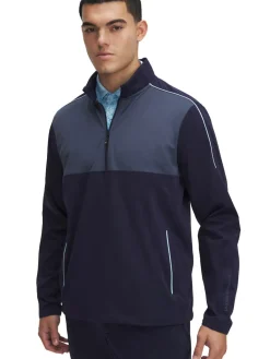 Under Armour Drive Wind Half Zip - Midnight Navy/Downpour Grey
