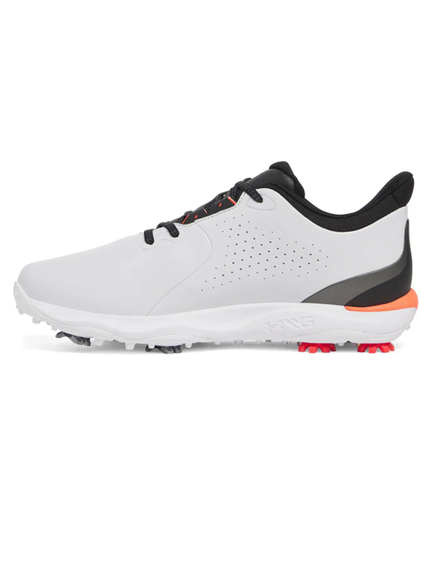 Under Armour HOVR Drive Fade Golf Shoes - Halo Grey/Black/Metallic Silver