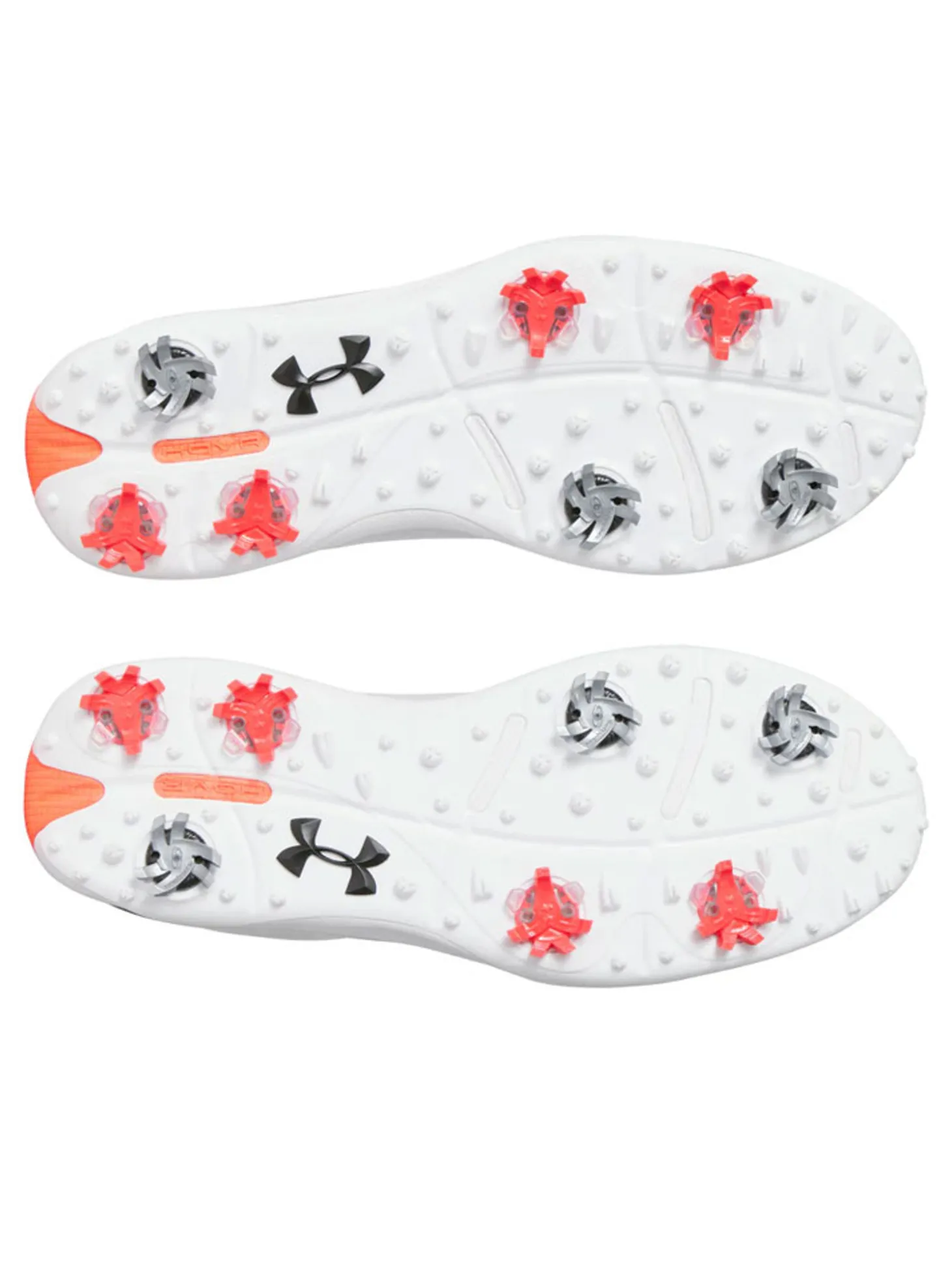 Under Armour HOVR Drive Fade Golf Shoes - Halo Grey/Black/Metallic Silver