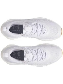 Under Armour HOVR Phantom Fore Golf Shoes - White/Halo Grey